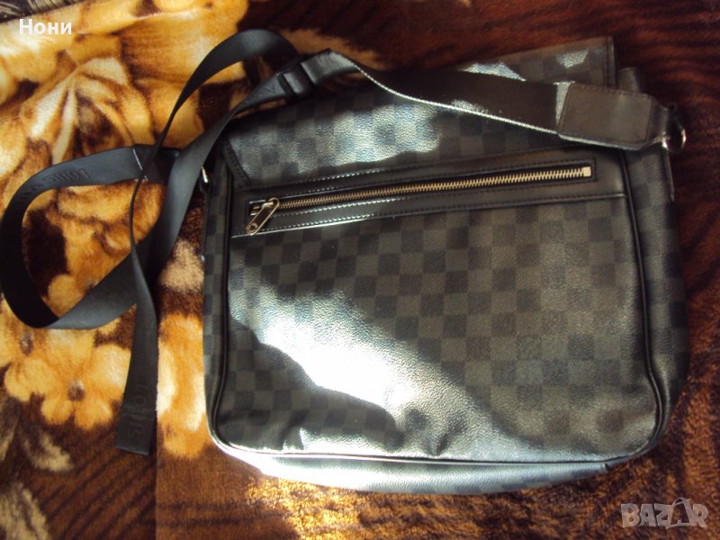 Оригинална Мъжка чанта Louis Vuitton, снимка 1