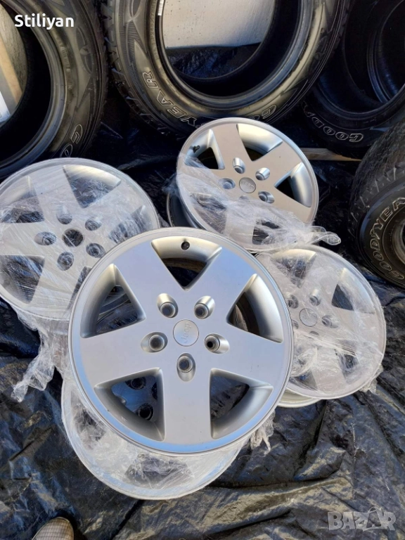 5 броя оригинални джанти от Jeep R 17 5x127mm, снимка 1