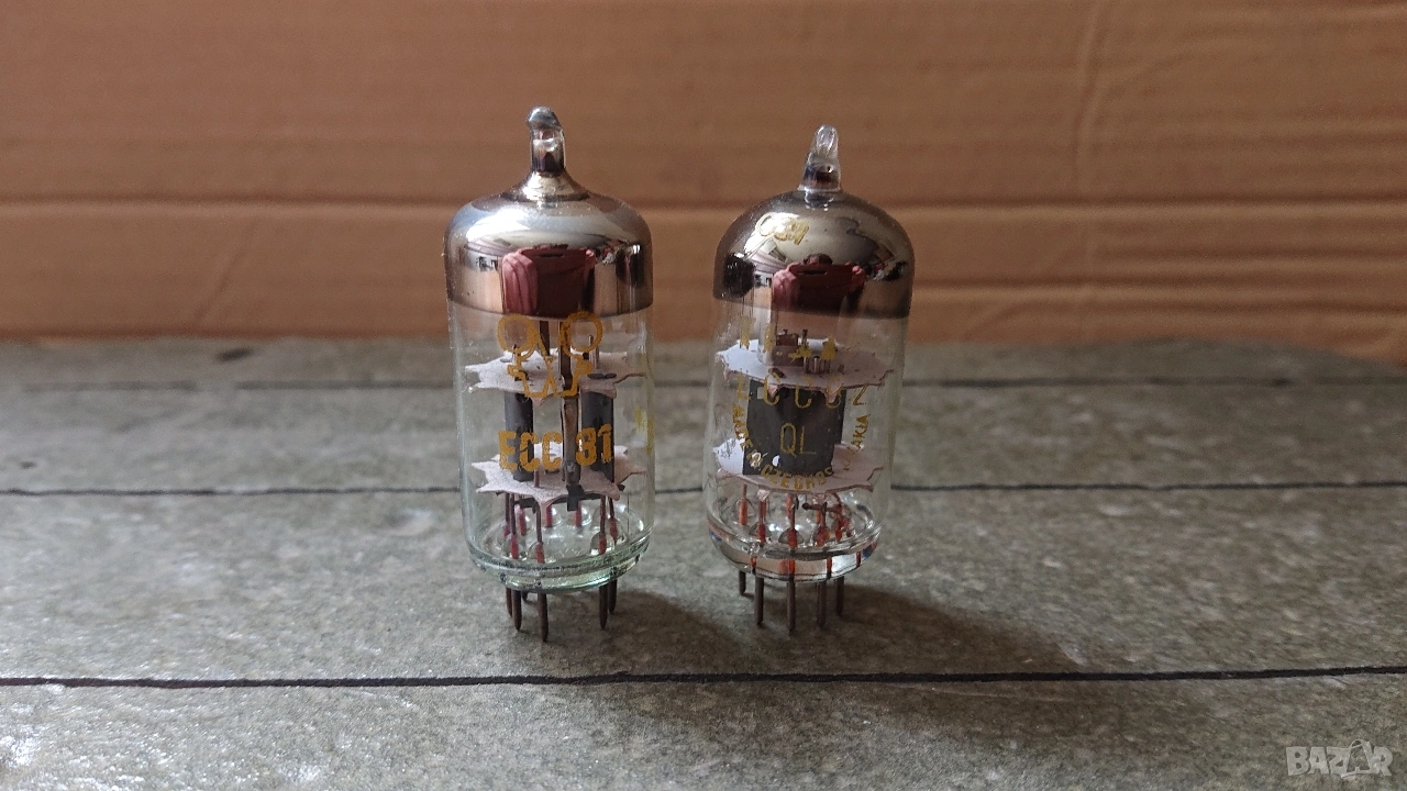 Радиолампи RFT ECC81, TESLA ECC82. , снимка 1