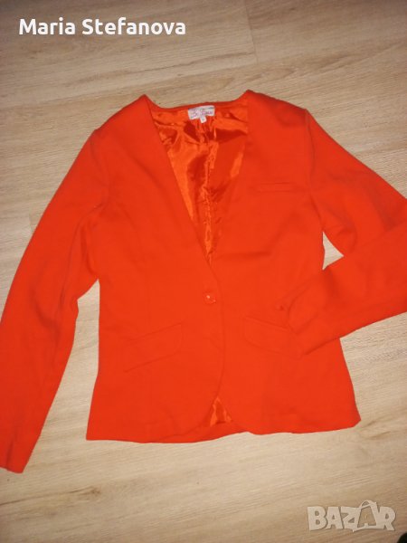 Оранжево-червено сако, снимка 1