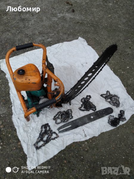 Бензинова резачка за дърва Дружба, снимка 1