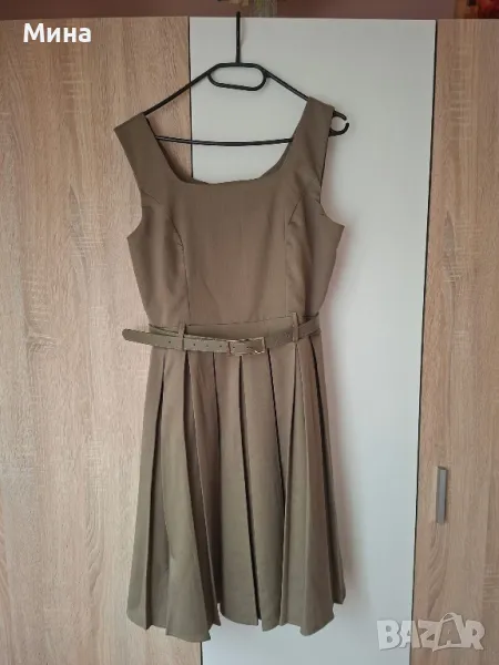 Дамска рокля с колан, снимка 1