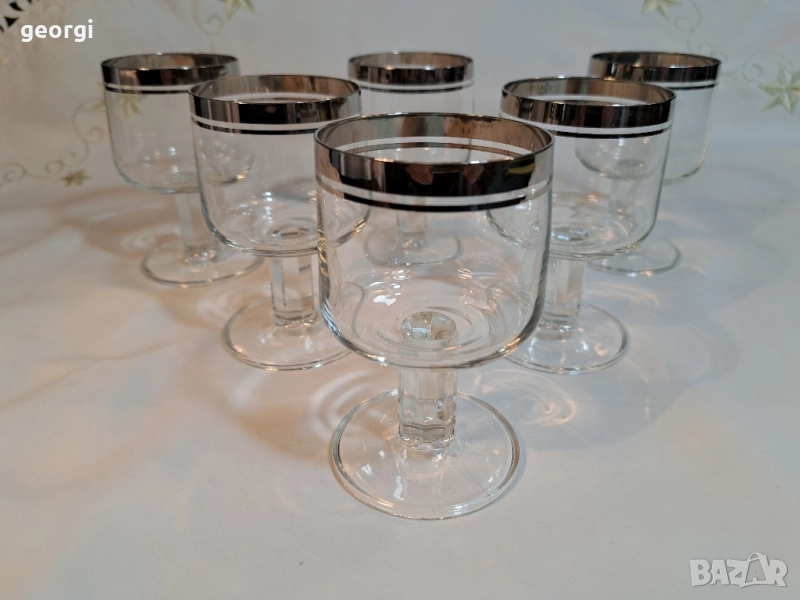 немски чаши с платинен пръстен 28/5, снимка 1