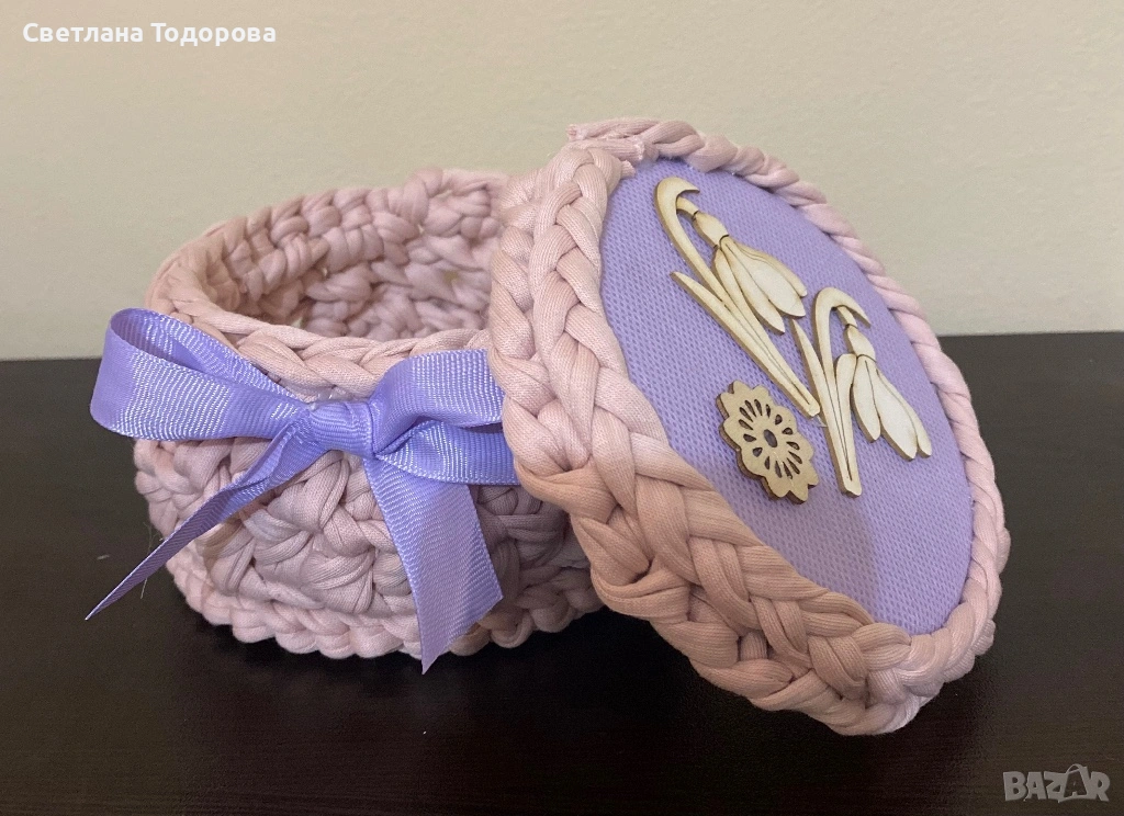 Плетени кутии и панерчета, снимка 1