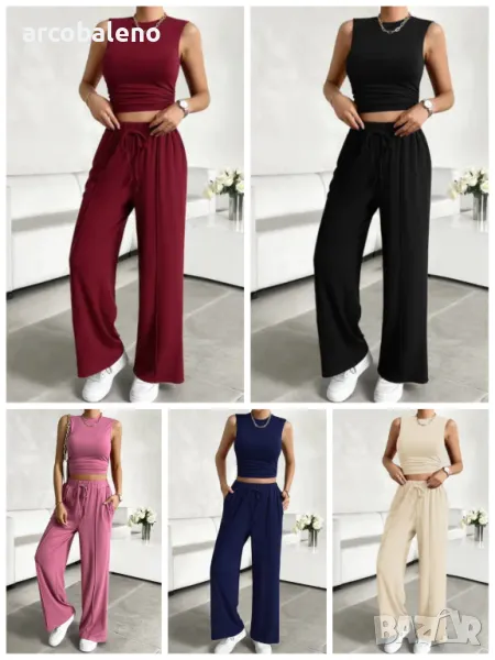 Дамски ежедневен комплект от две части, 5цвята , снимка 1