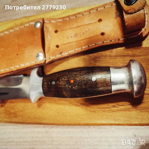 Ловен нож ръчна изработка от Едно време!, снимка 1