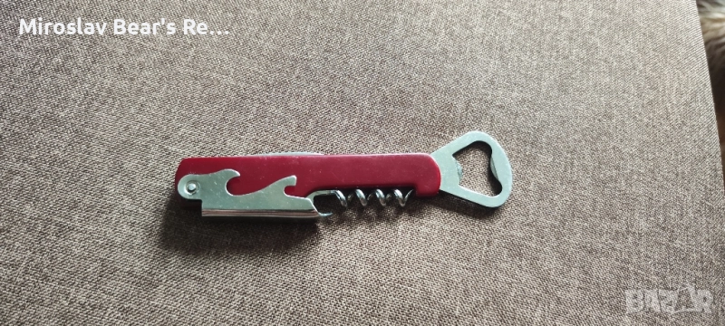 Отварачка с тирбушон и нож за вино , перфектно състояние , снимка 1