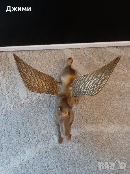 масивен бронзов кон, снимка 1