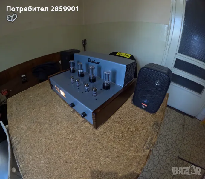 Лампов усилвател Elephant - 2x30w, снимка 1