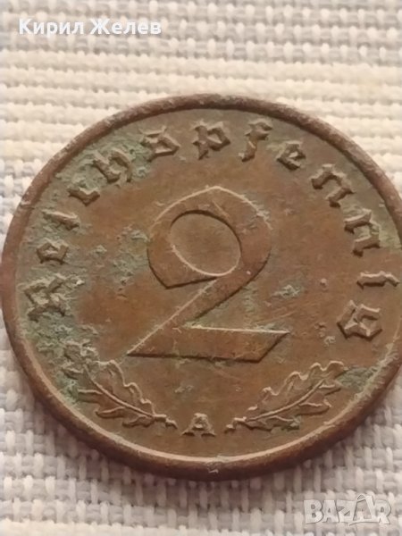 Монета 2 райхсмарки 1939г. Германия Трети Райх с СХВАСТИКА за КОЛЕКЦИЯ 29568, снимка 1