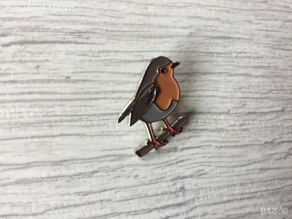НОВА метална цветна колекционерска значка пиле / птиче / пиленце, снимка 1