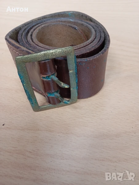 Колан Офицерски от естествена кожа, снимка 1