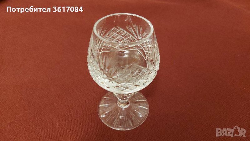 Комплект кристални чаши и ръчно изработени стъклени чаши с гравюра, снимка 1