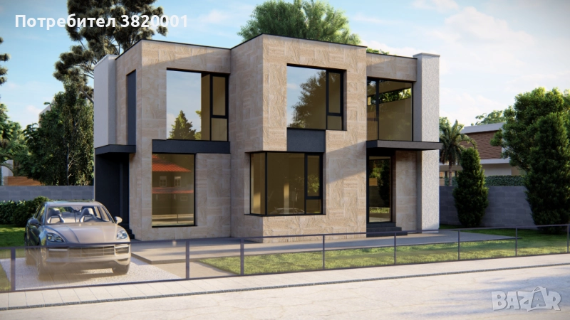 Двуетажна къща с 3 спални над Еко Евксиноград, снимка 1