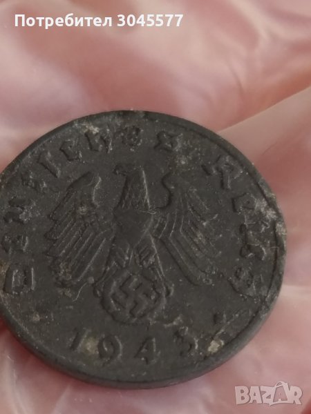 1 райх пфенинг 1943 г., снимка 1