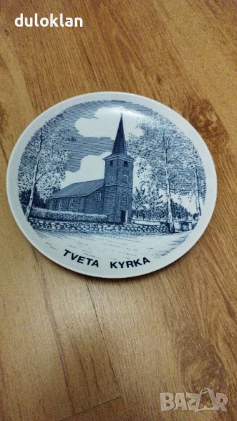 Декоративна чиния от Швеция, снимка 1