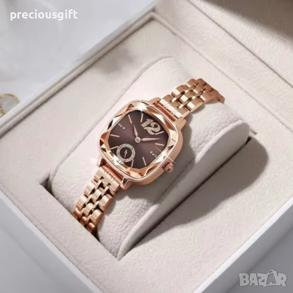 Дамски часовник, наличен в два различни цвята на циферблата, снимка 1