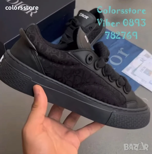 Мъжки черни кецове Christian Dior/BR348s, снимка 1