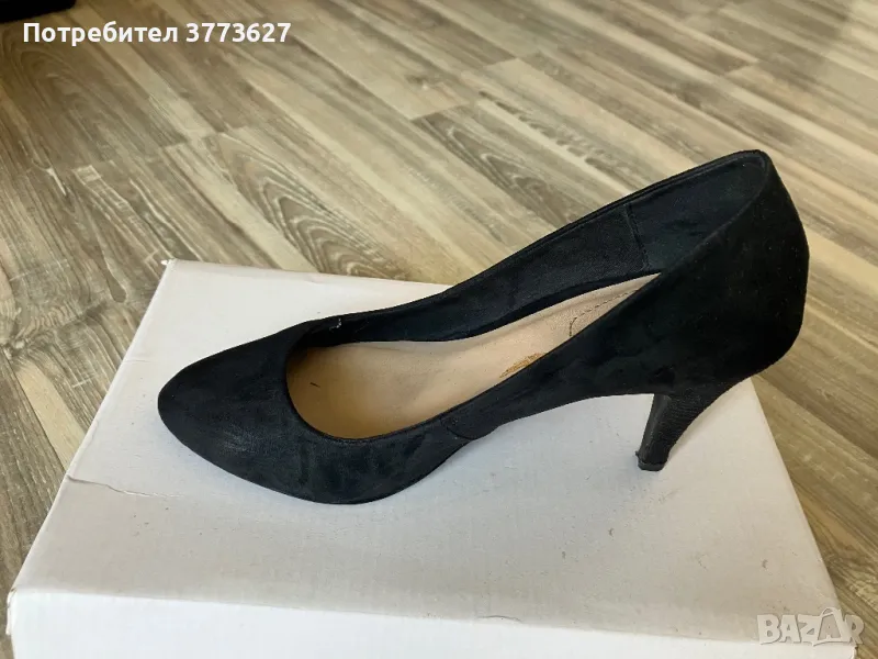 Велурени дамски обувки, снимка 1