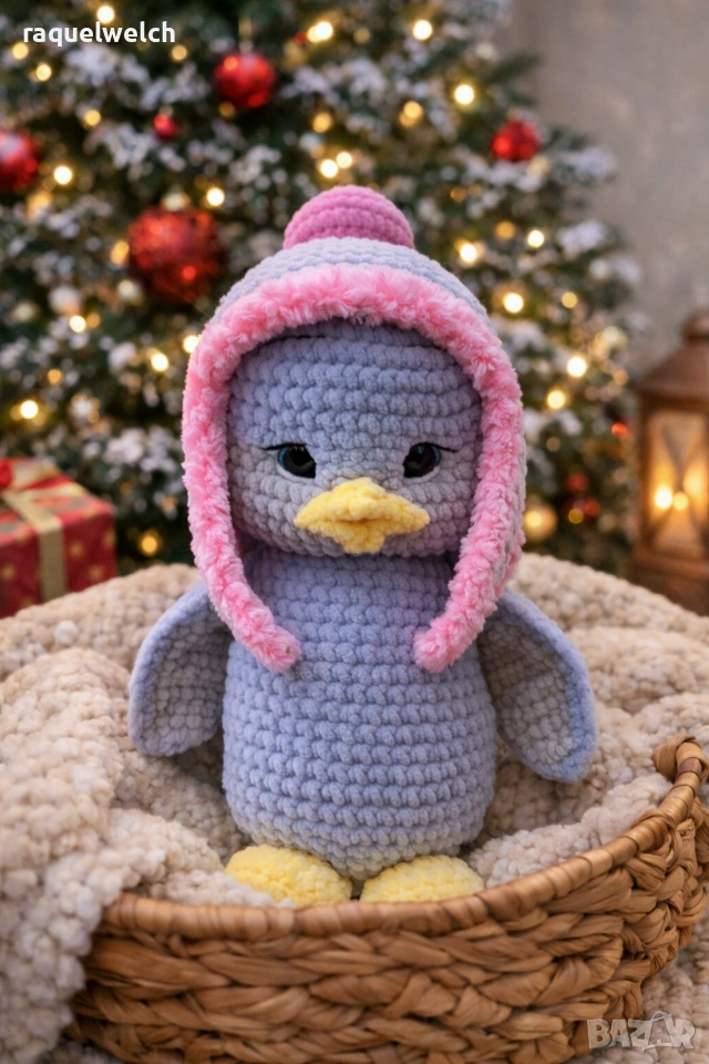 Ръчно Изплетено Пингвинче "Амигуруми", снимка 1