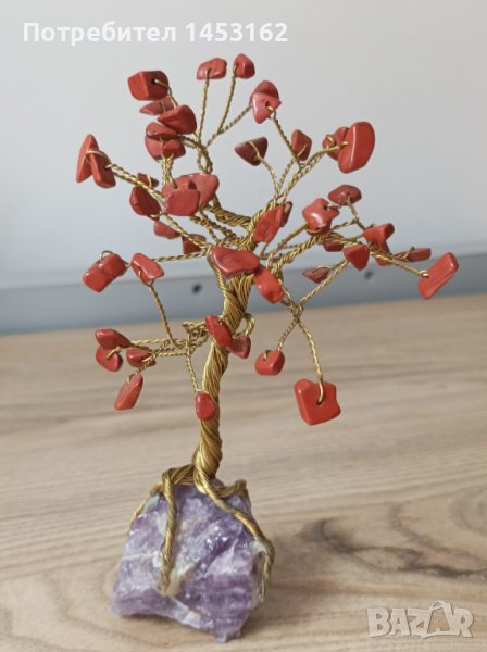 Декоративно дърво на парите с минерали , снимка 1