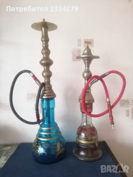Стари бронзови наргилета, снимка 1