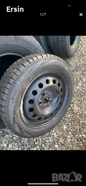 Гума с обикновенна джанта 195/60 R 16 C 99/97 T PIRELLI (6Jx16H2 ET53) за Volkswagen Sharan  (1брой), снимка 1