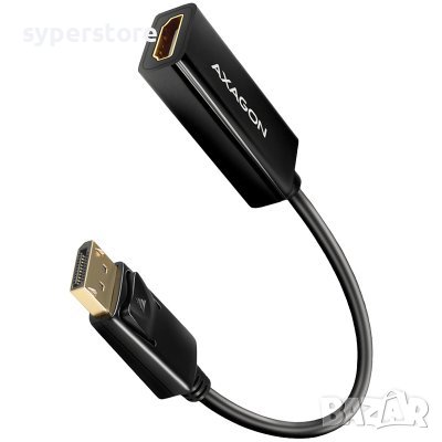 Преходник от Мини DisplayPort към HDMI Axagon RVDM-HI14N Adapter Mini DP to HDMI M/F, снимка 1