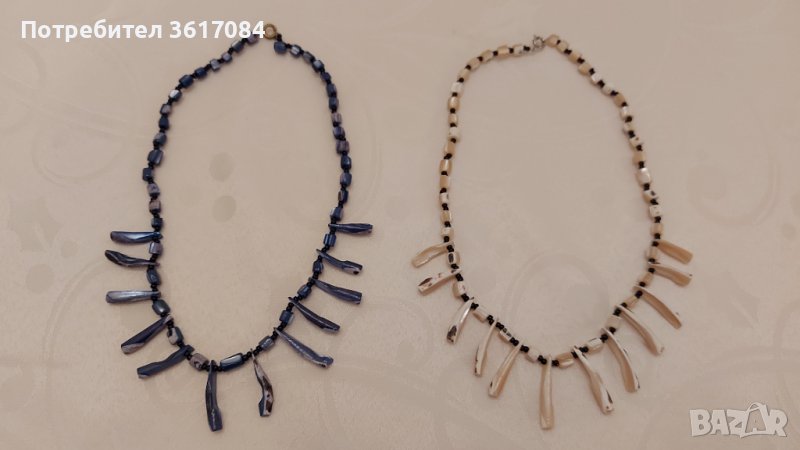 Колие от естествен седеф - цветен, снимка 1