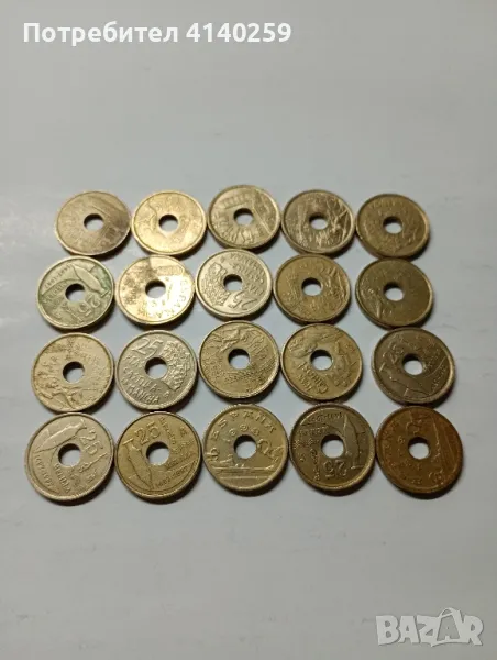 Испания монети 25 песети , снимка 1