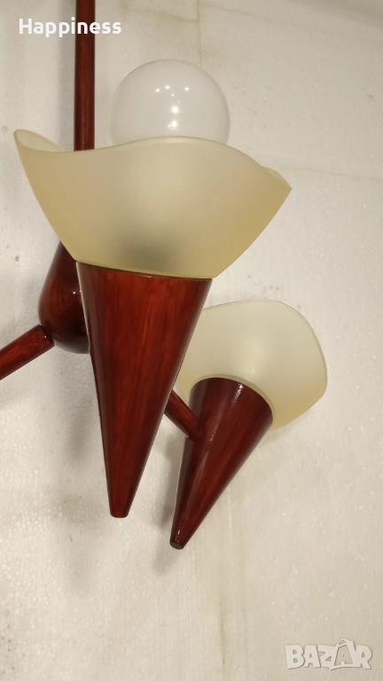 Абажур (полилей) от бук, снимка 1