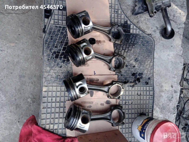 Бутала с биели 4броя 90лв за Волксваген Голф 5 1.9 дизел 105к.с 2006г, снимка 1