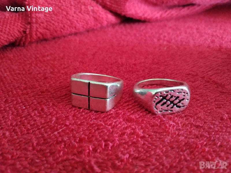 Два мъжки пръстена. CROOP. цена за двама, снимка 1