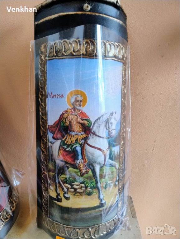 Декоративни керемиди с икони посредством декупаж, снимка 1