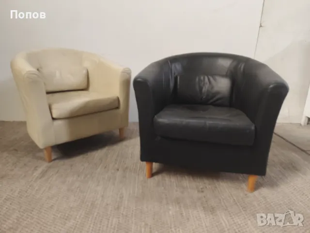 Клубни кожени кресла, снимка 6 - Дивани и мека мебел - 48169511