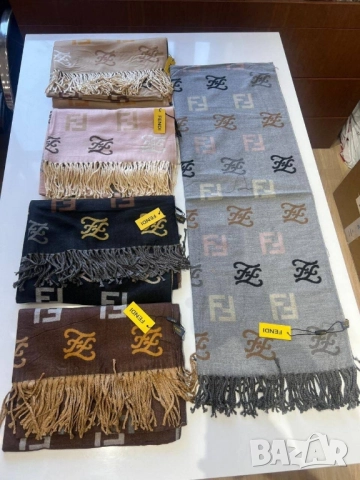 шал %100 kaşmir 1.90x65см burberry christian dior hermes louis vuitton , снимка 15 - Шалове - 51782463