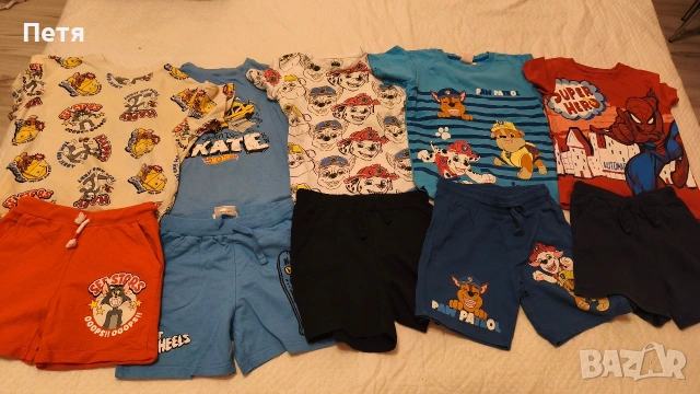 Голям лот летни дрехи размер 122, снимка 5 - Детски комплекти - 53877787