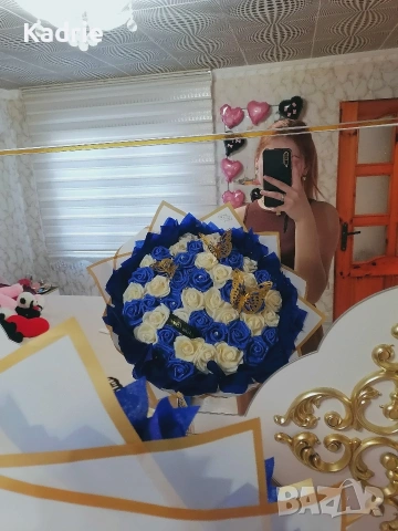 51🌹 вечен букет✨ 🎀, снимка 2 - Романтични подаръци - 54152475