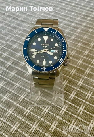 Seiko 5 Sport Blue Automatic SRPD51K1, снимка 4 - Мъжки - 52961201