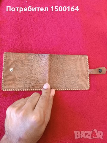 портфейл от естествена кожа на питон, нов, снимка 7 - Портфейли, портмонета - 37690127