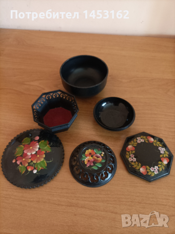 Стари руски кутии за бижута, снимка 2 - Антикварни и старинни предмети - 36406686