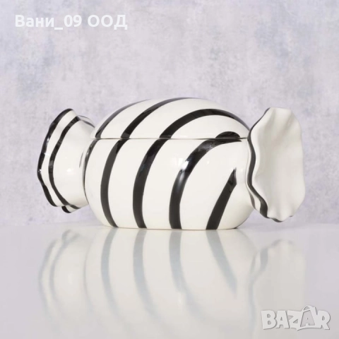 Порцеланова кутия за сладки във формата на бонбон, снимка 3 - Други стоки за дома - 51731190