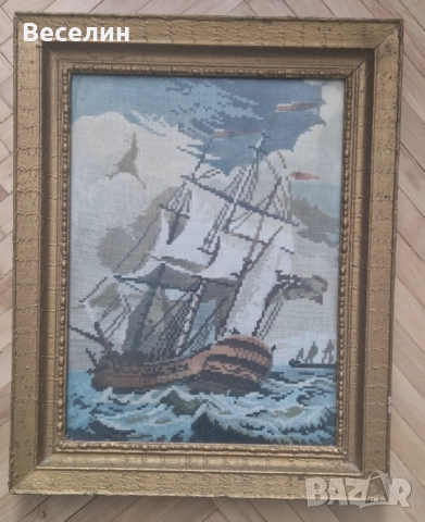 Фотокартина тип гоблен Кораб