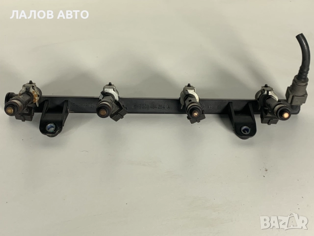 Горивна рейка дюзи 1.4 1.6 бензин Рено Дачия Renault Dacia 0280158034 P8200494284, снимка 4 - Части - 52627072