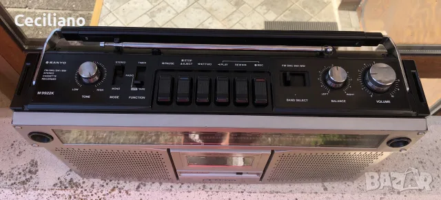 радиокасетофон Sanyo M9922K(Japan), снимка 8 - Радиокасетофони, транзистори - 55996315