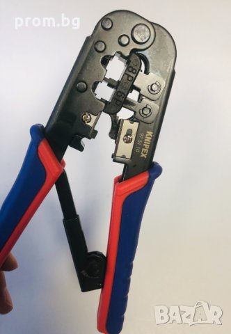 KNIPEX клещи за кримпване на интернет кабели, Германия, снимка 5 - Клещи - 30621606