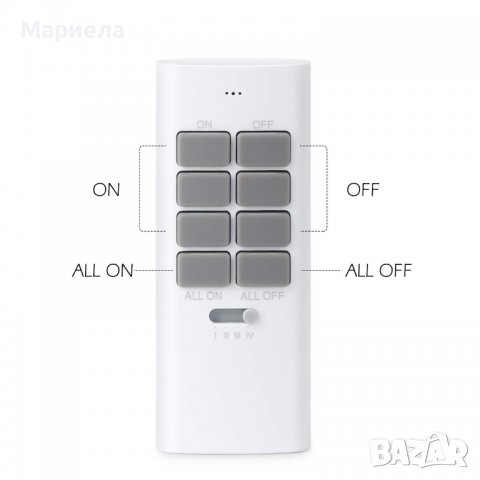 Комплект контакти с дистанционно 12 канален радио обхват до 30 метра, снимка 4 - Друга електроника - 38561710