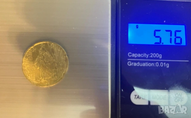 20 евроцента Франция , снимка 6 - Нумизматика и бонистика - 54034011