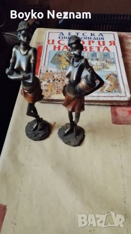 Статуетки с африкански мотив, снимка 3 - Антикварни и старинни предмети - 39491541