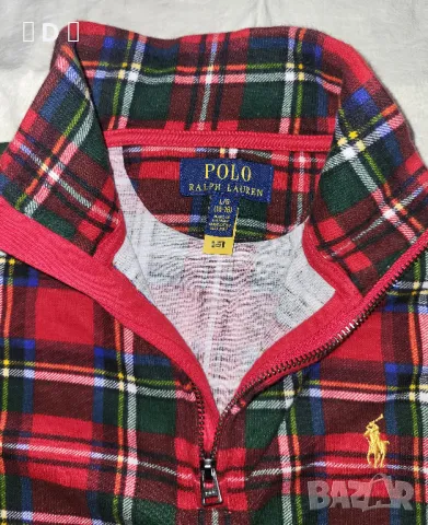 RALPH LAUREN оригинално поло с цип - М, снимка 4 - Блузи с дълъг ръкав и пуловери - 49751161